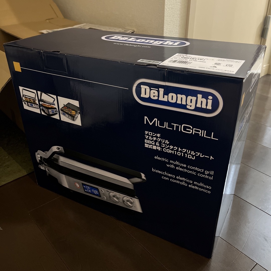 長方形楕円タイプDeLonghi マルチグリル BBQ & コンタクトグリルプレート