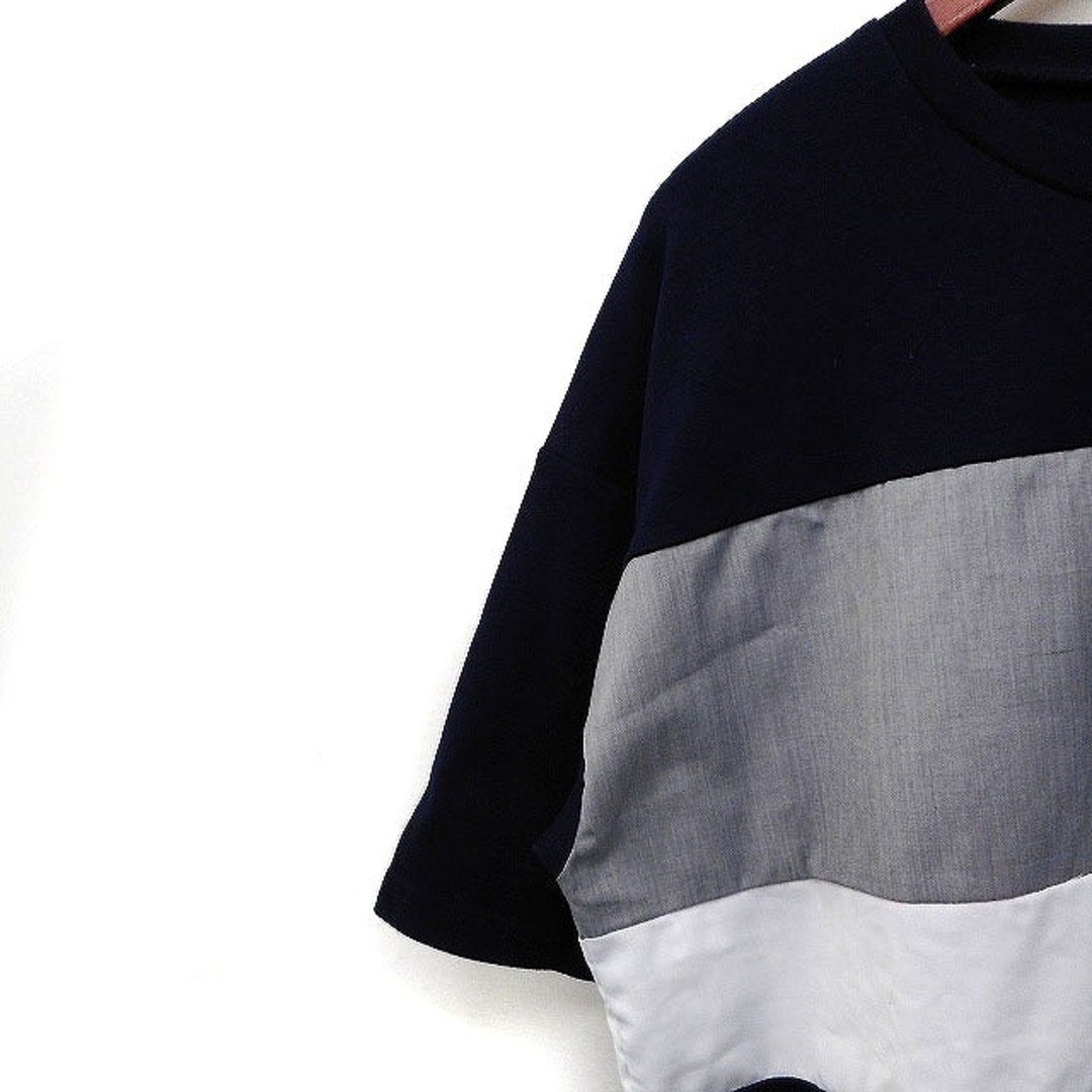 RAGEBLUE(レイジブルー)のレイジブルー RAGEBLUE 異素材切替 半袖 Tシャツ カットソー 丸首 L メンズのトップス(Tシャツ/カットソー(半袖/袖なし))の商品写真