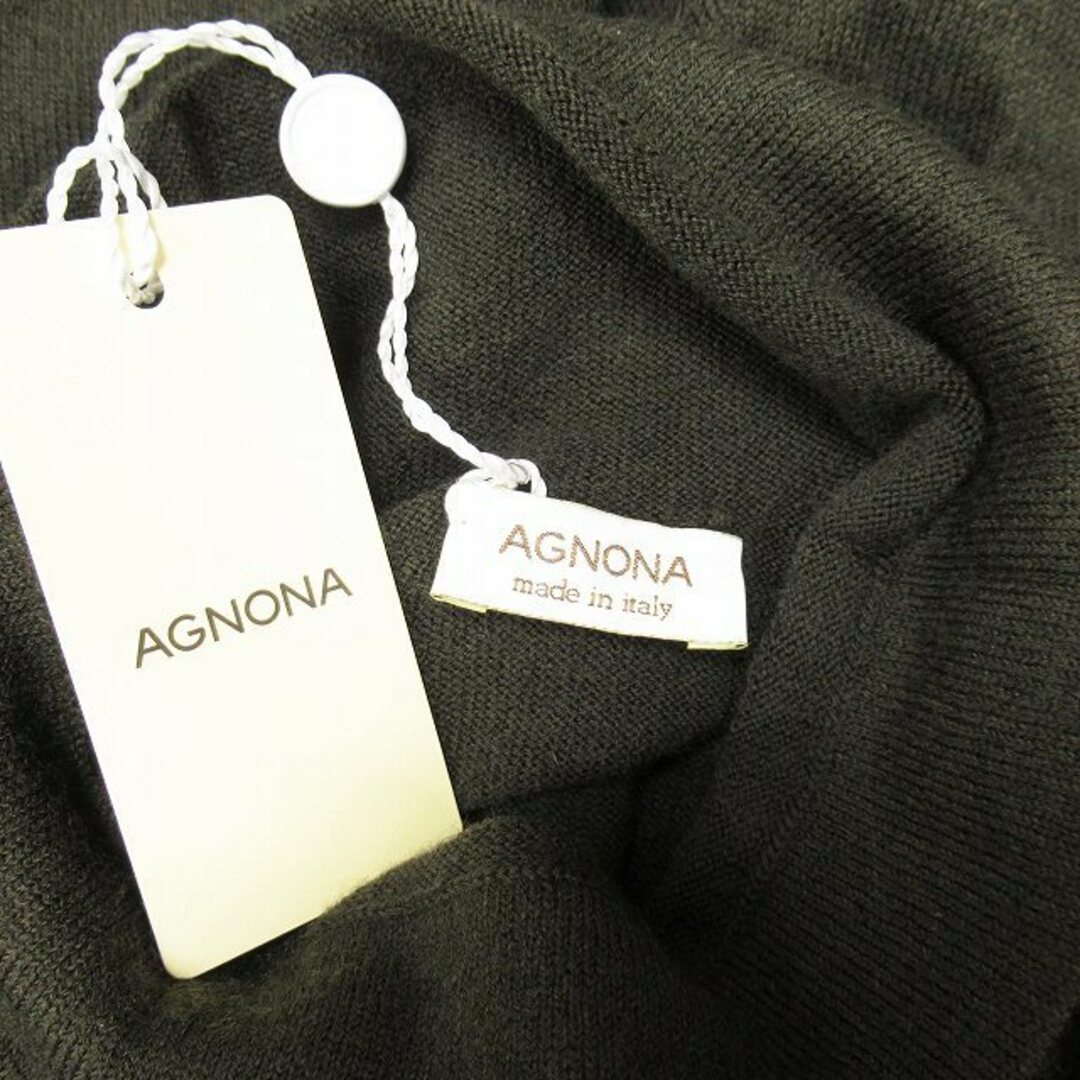 アニオナ AGNONA カシミヤ 95% タートルネック ニット セーター 長袖