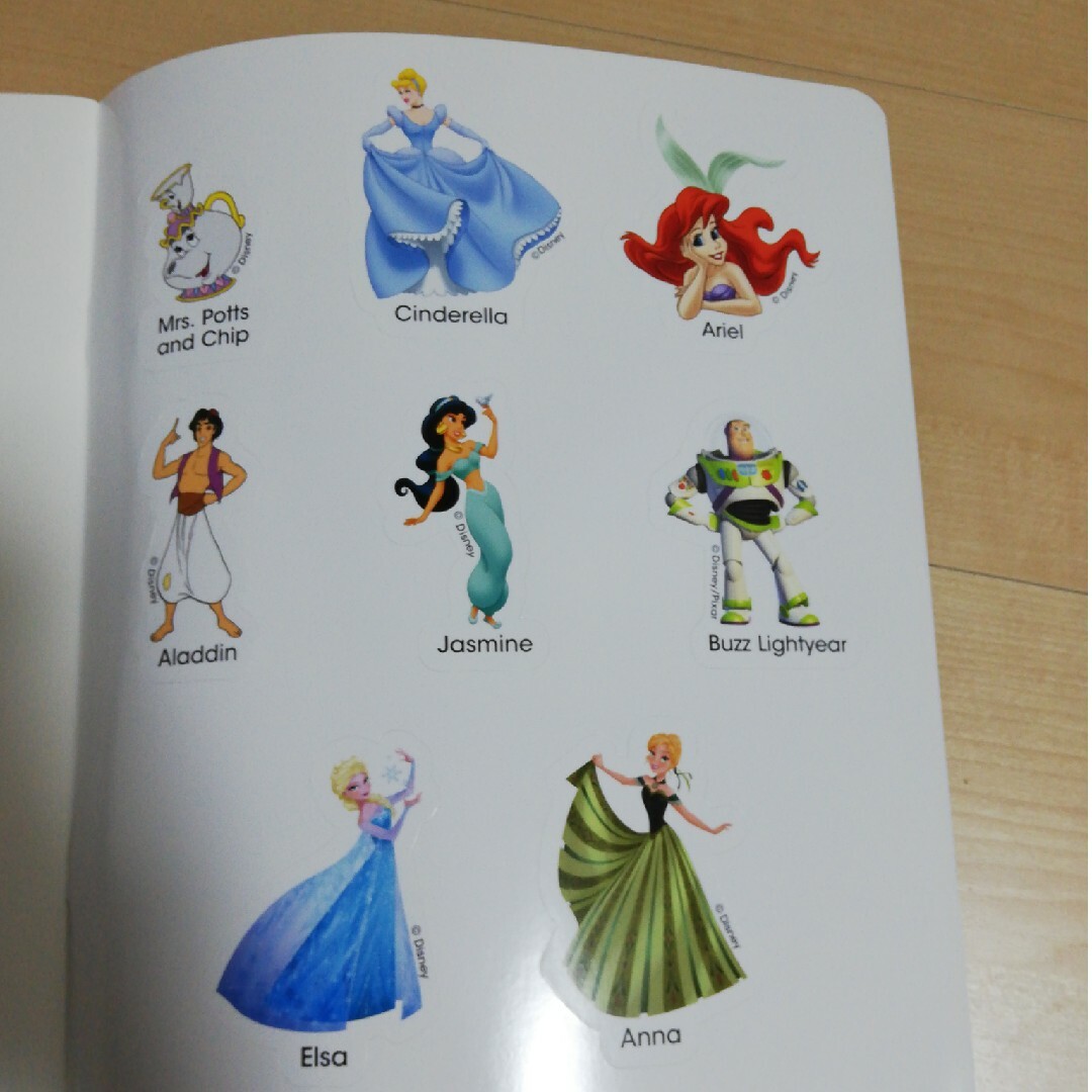 Disney - 未使用 最新版 DWE マイビッグブックオブワーズ ステッカー