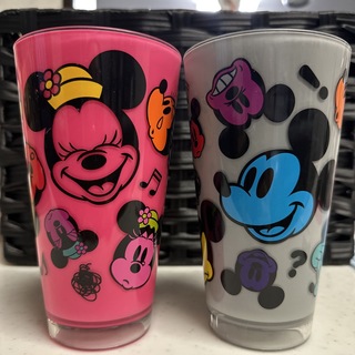 ディズニー(Disney)の【7月末終了】ディズニー　ペアタンブラー　プラスチック　コップ(グラス/カップ)