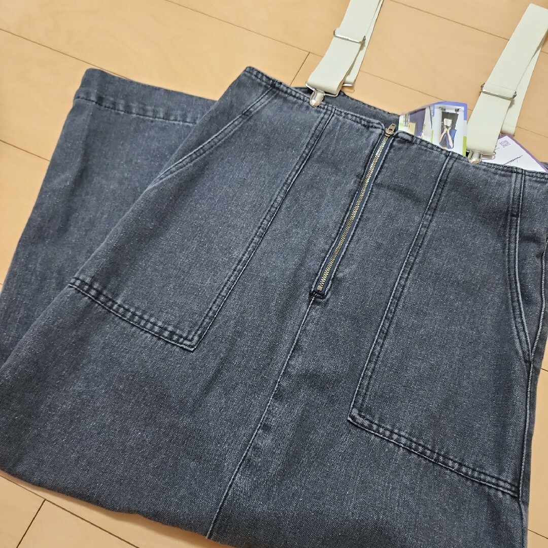 しまむら×megumi デニムミリタリージャンパースカート Mサイズ - 通販