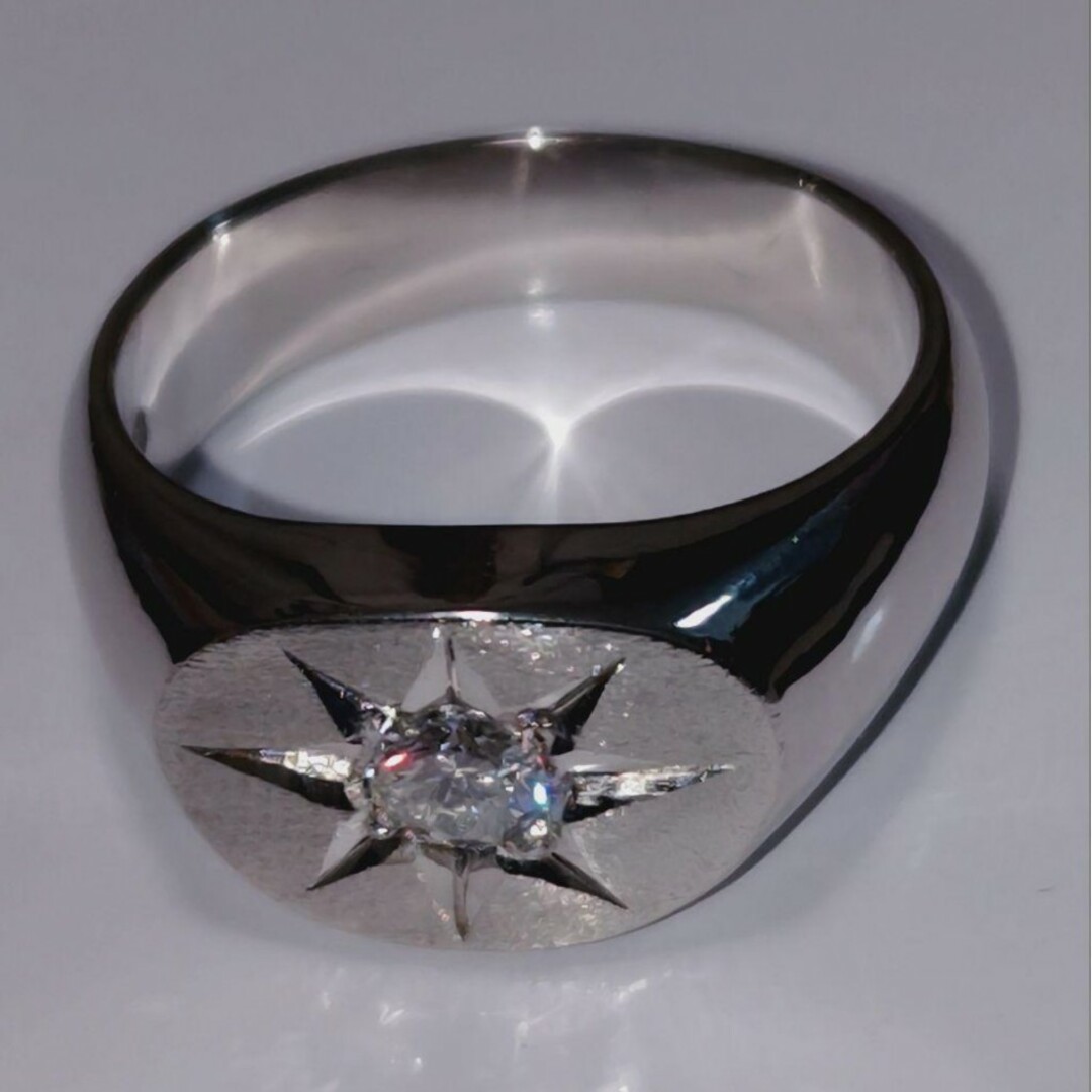むぎぃ様専用✨鑑別書付✨Pt900 印台 0.21ct ダイヤモンドの通販 by
