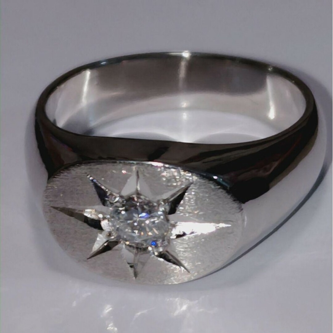 むぎぃ様専用✨鑑別書付✨Pt900 印台 0.21ct ダイヤモンドの通販 by