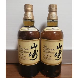 サントリー(サントリー)のサントリー　山崎　12年　700ml　２本セット　新品未開栓品(ウイスキー)