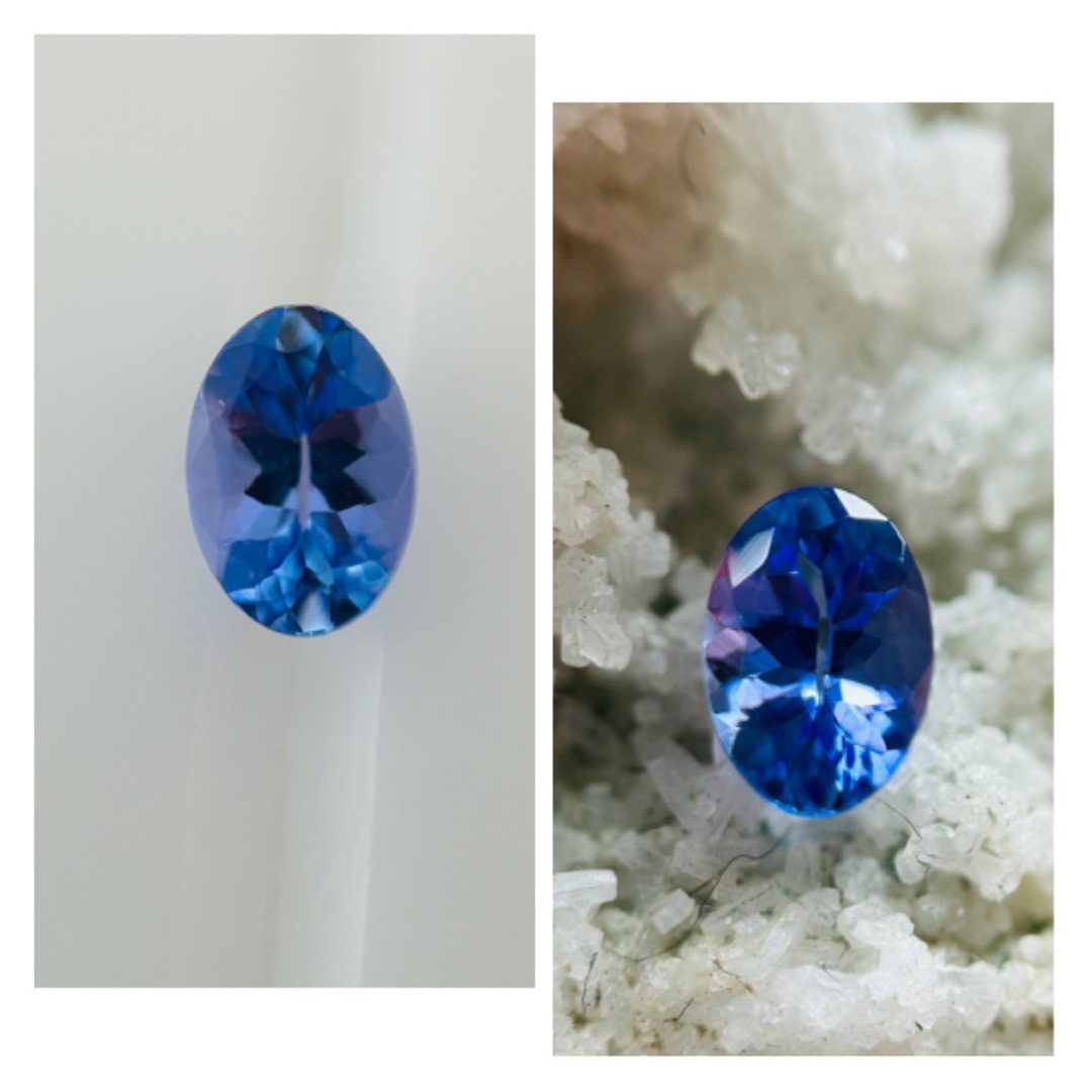 R0719-4)『6x4mm』タンザニア産天然タンザナイト 0.511ct R0719-4)『6x4mm』タンザニア産天然タンザナイト 0.511ct