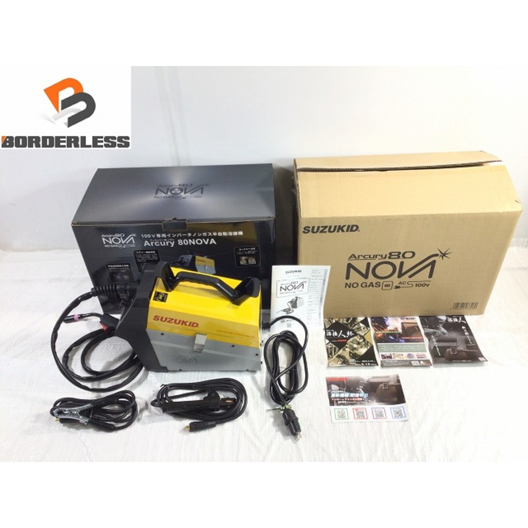 ☆未使用品☆ SUZUKID スター電器 100V専用 インバーターノンガス 半自動溶接機 Arcry80 NOVA SAYI-80N 75401