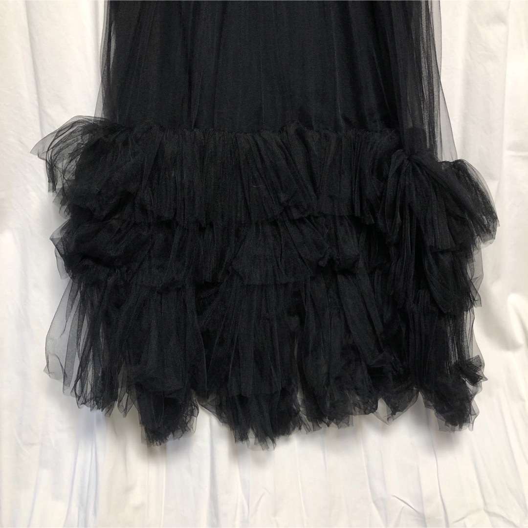 未使用品　VIVIANO TULLE LAYERED LONG TSHIRT