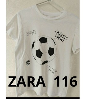 ザラキッズ(ZARA KIDS)のZARA 116 サッカーTシャツ(Tシャツ/カットソー)