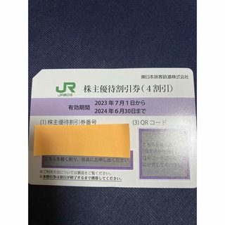 JR東日本　株主優待割引券、株主サービス券(鉄道乗車券)