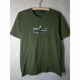 アルファインダストリーズ(ALPHA INDUSTRIES)のo6743　アルファ　インダストリーズ　半袖　tシャツ　ロゴ　デザイン(Tシャツ/カットソー(半袖/袖なし))