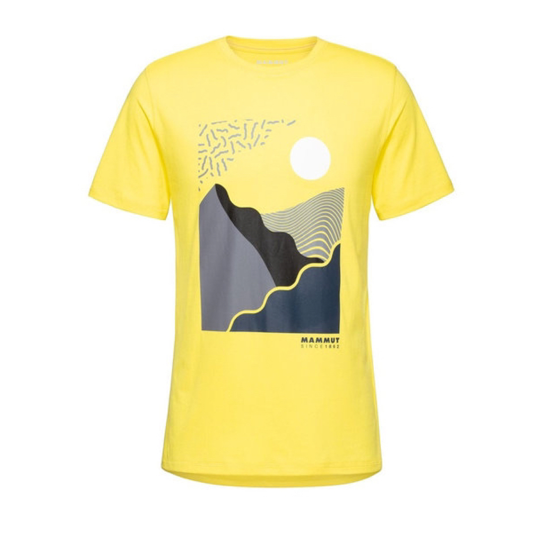 Mammut(マムート)のMAMMUT マムート 半袖Tシャツ スローパーTシャツ イエロー メンズL新品 メンズのトップス(Tシャツ/カットソー(半袖/袖なし))の商品写真