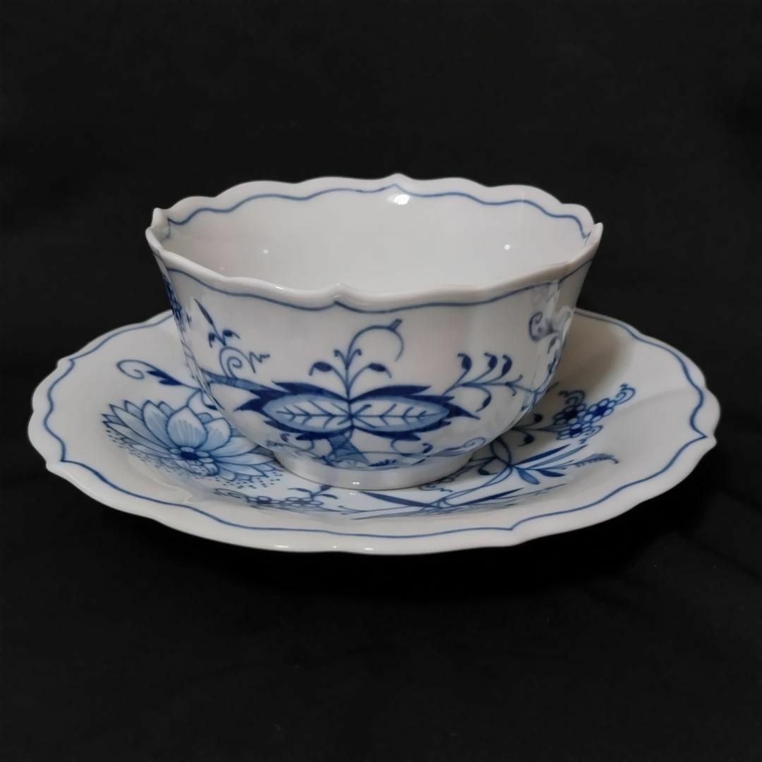 MEISSEN - コメントで3%引き 1級品 マイセン ブルーオニオン ティー