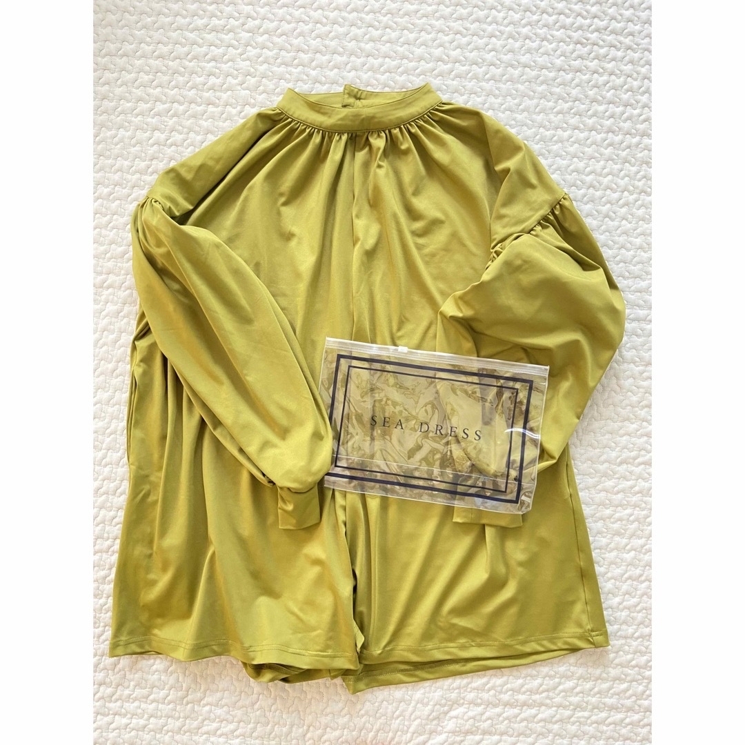 SEA DRESS(シードレス)のSEA DRESS シードレス ボリュームギャザーロンパース ラッシュガード レディースの水着/浴衣(その他)の商品写真