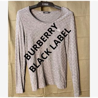 バーバリーブラックレーベル(BURBERRY BLACK LABEL)の【必見！バーバリーブラックレーベル】トップス　ロンT(Tシャツ/カットソー(七分/長袖))