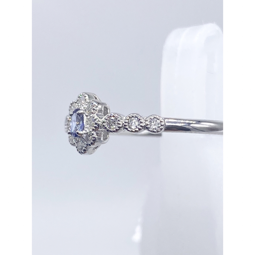 ベニトアイト 0.05ct / ダイヤ 0.13ct Pt950 リング【新品】 3