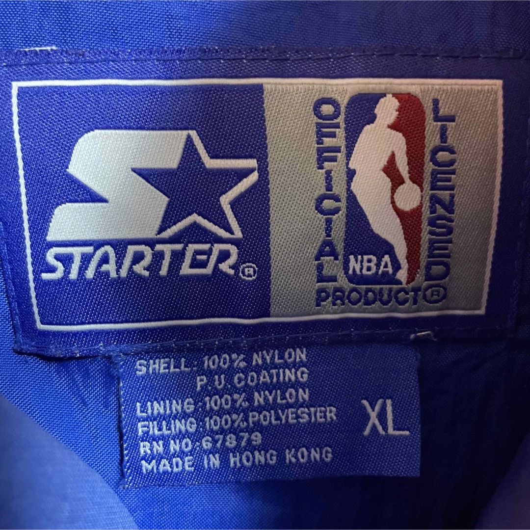 スターター　NBA  ニューヨーク　ニックス　中綿ナイロンジャケット　XLサイズ