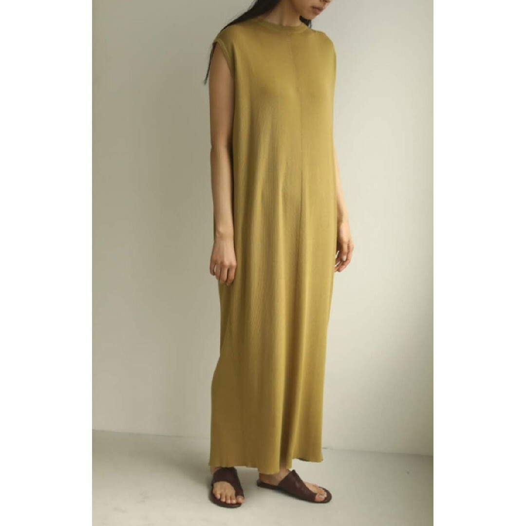 TODAYFUL(トゥデイフル)のTODAYFUL  Pencil Knit Dress オリーブ 38 レディースのワンピース(ロングワンピース/マキシワンピース)の商品写真