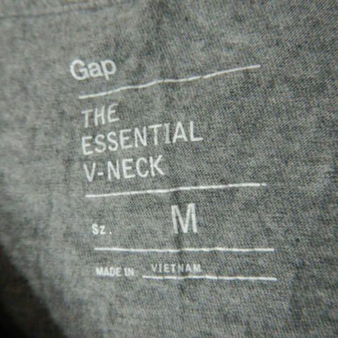 GAP(ギャップ)のo6744　Gap　ギャップ　半袖　vネック　ボーダー　デザイン　tシャツ メンズのトップス(Tシャツ/カットソー(半袖/袖なし))の商品写真