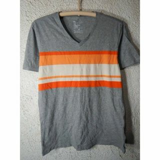 ギャップ(GAP)のo6744　Gap　ギャップ　半袖　vネック　ボーダー　デザイン　tシャツ(Tシャツ/カットソー(半袖/袖なし))