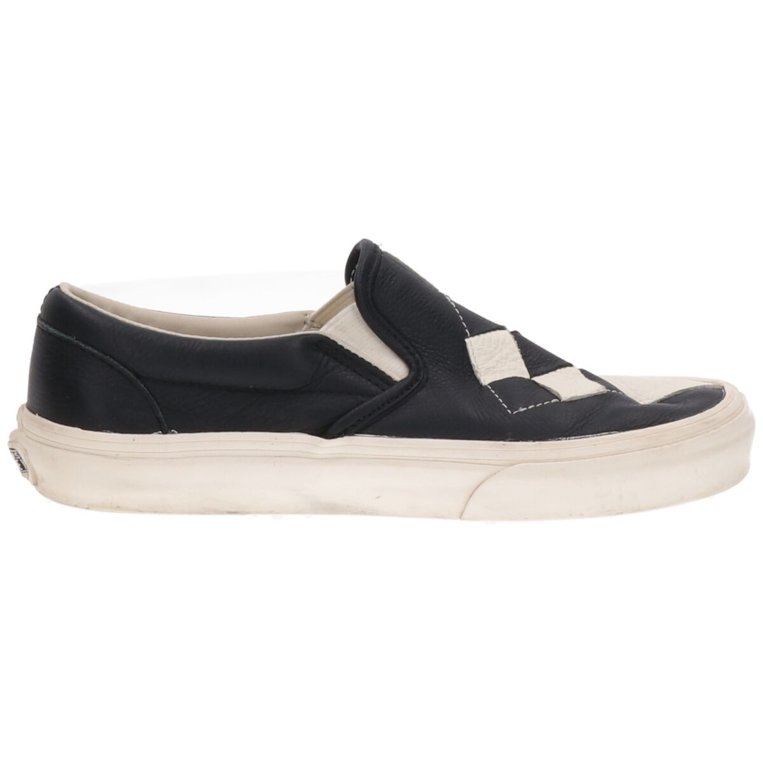 VANS(ヴァンズ)の古着 バンズ VANS SLIP-ON スリッポン レザースニーカー US7 レディース23.5cm /saa010008 レディースの靴/シューズ(スニーカー)の商品写真