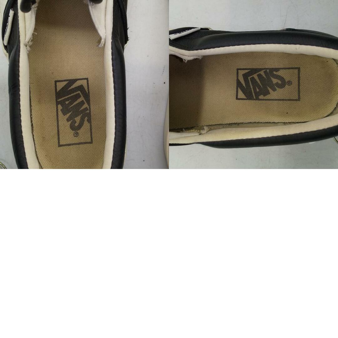 VANS(ヴァンズ)の古着 バンズ VANS SLIP-ON スリッポン レザースニーカー US7 レディース23.5cm /saa010008 レディースの靴/シューズ(スニーカー)の商品写真