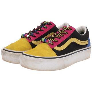 ヴァンズ(VANS)の古着 バンズ VANS OLD SKOOL オールドスクール 厚底 スニーカー US7 レディース23.5cm /saa010010(スニーカー)