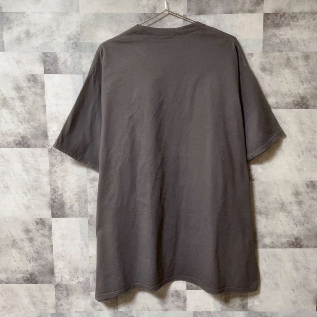 Tシャツ　XXL　グレー　プリント　ゴルフ　USA古着　ポートアンドカンパニー メンズのトップス(Tシャツ/カットソー(半袖/袖なし))の商品写真