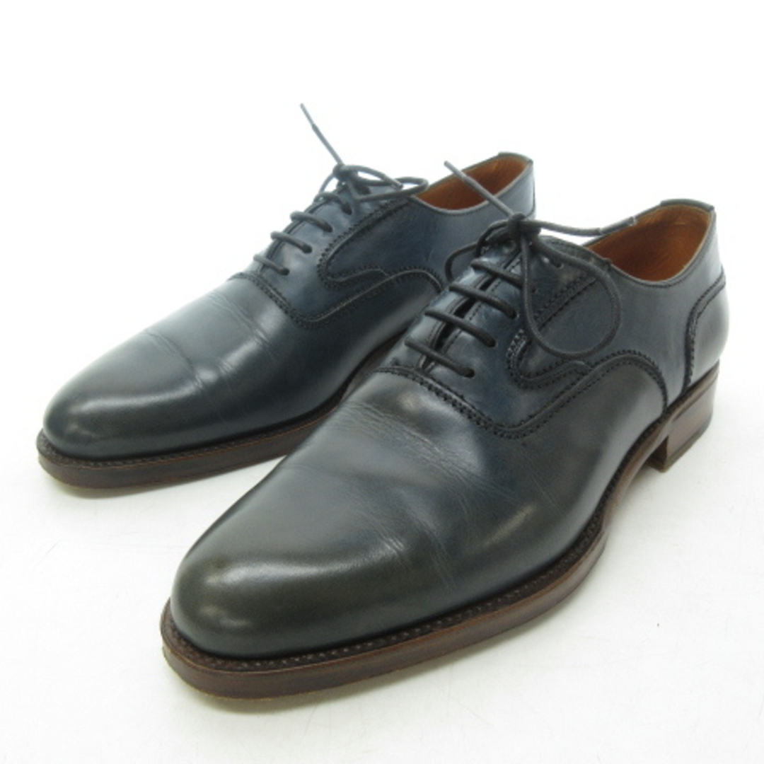 MEERMIN ドレスシューズ ビジネス レザー ネイビー 6 約25cm10cmアウトソール