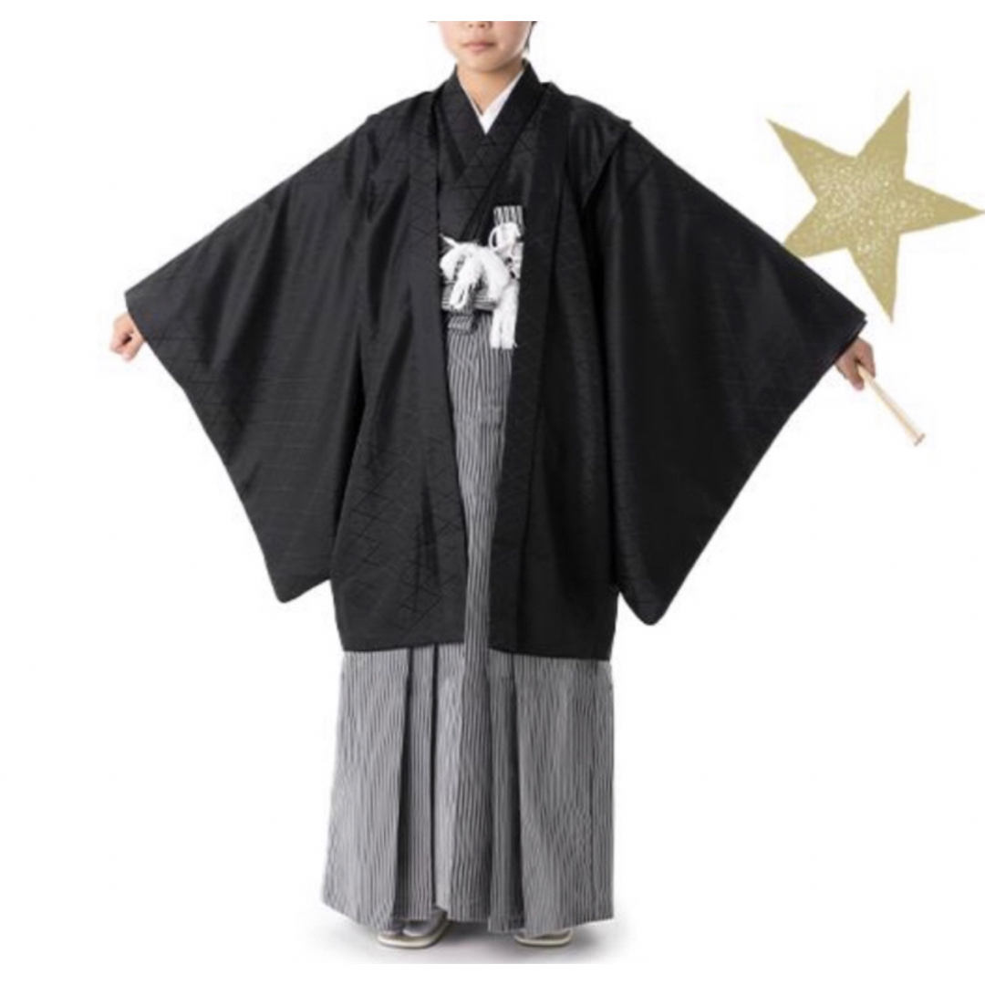 京越 七五三5歳 男の子 着物  羽織 袴 フルセット