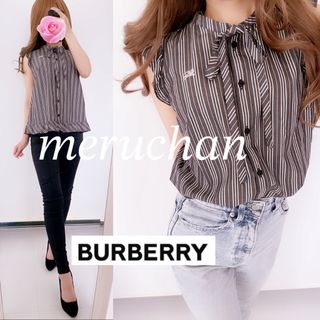 バーバリー(BURBERRY) シャツ/ブラウス(レディース/半袖)（ストレッチ