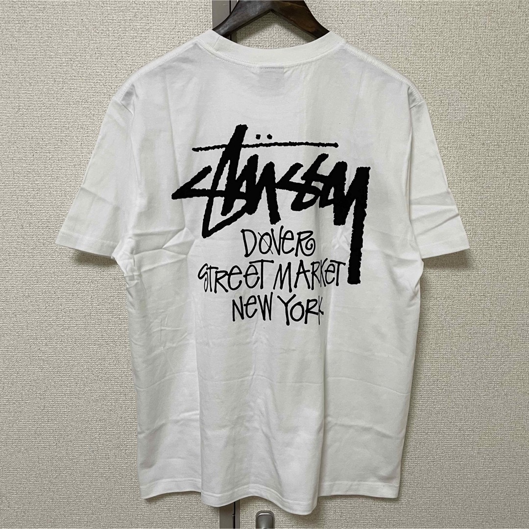 新品 未使用 ステューシー TEE ホワイト 白 半袖 Tシャツ L