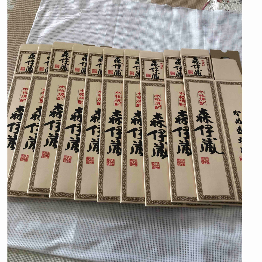 森伊蔵(モリイゾウ)の新品　森伊蔵の化粧箱　1800ml用　10箱セット 食品/飲料/酒の酒(焼酎)の商品写真