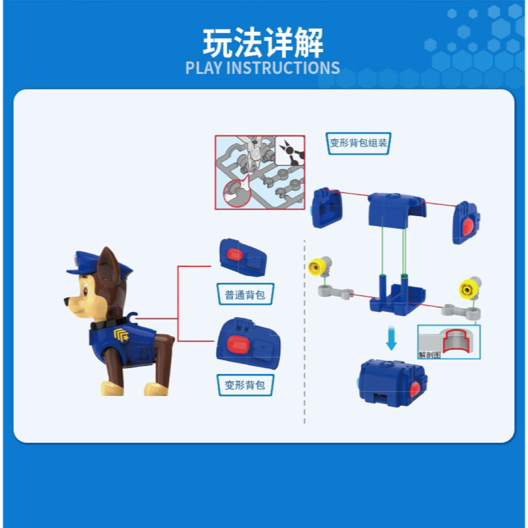 大人気 パウパトロール 6体セット レゴブロック互換 レゴ ブロック 箱 ...