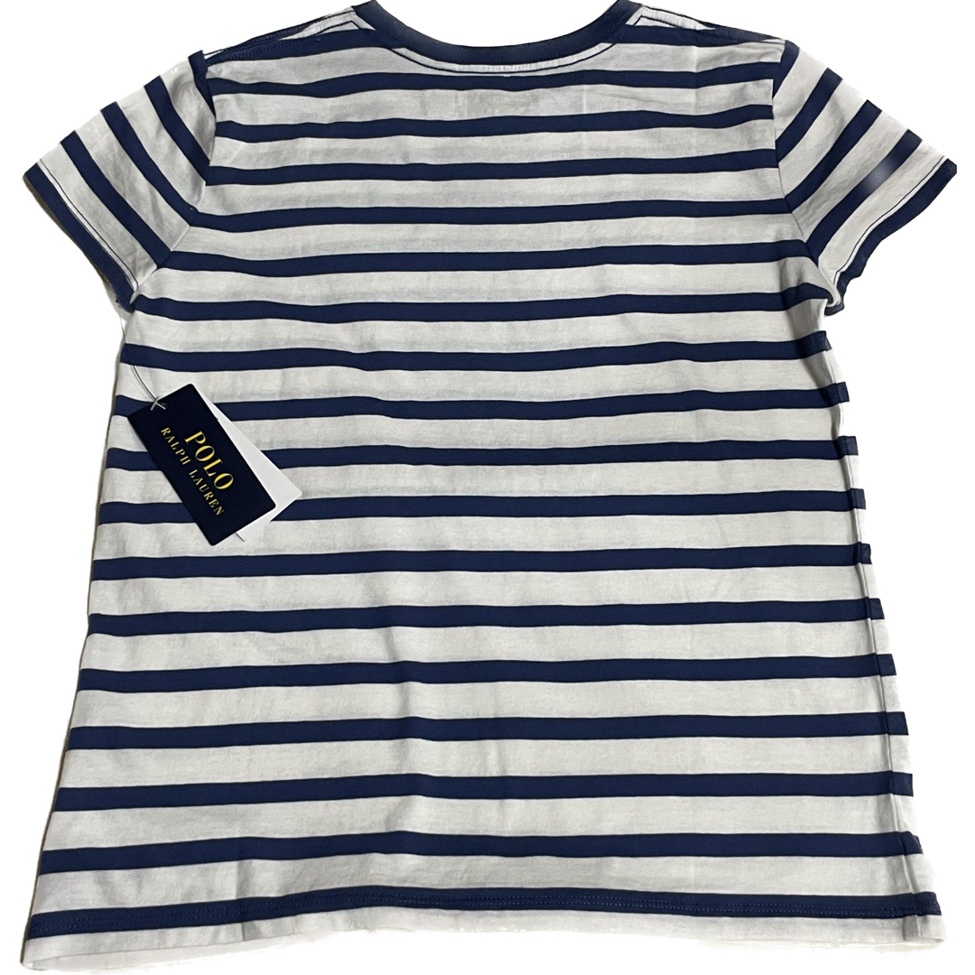 POLO RALPH LAUREN(ポロラルフローレン)のPolo ベア ストライプド コットン Tシャツ キッズ/ベビー/マタニティのキッズ服女の子用(90cm~)(Tシャツ/カットソー)の商品写真