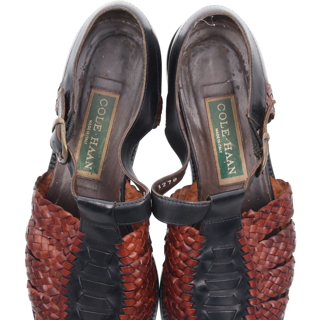 Cole Haan(コールハーン)の古着 コールハーン COLEHAAN レザーサンダル イタリア製 81/saa010044 レディースの靴/シューズ(サンダル)の商品写真