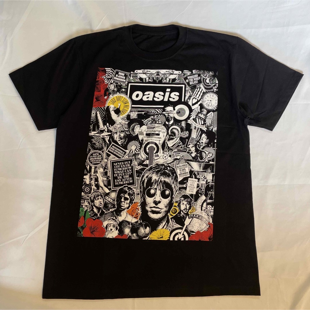 OASIS オアシス コラージュ デザイン Tシャツ  メンズのトップス(Tシャツ/カットソー(半袖/袖なし))の商品写真
