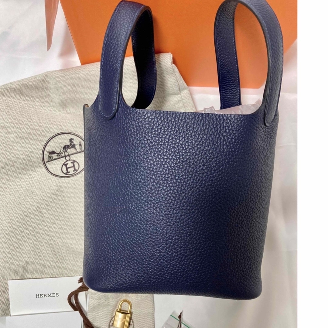 Hermes(エルメス)の新品　HERMES ピコタン ロック PM ブルーニュイ レディースのバッグ(ハンドバッグ)の商品写真