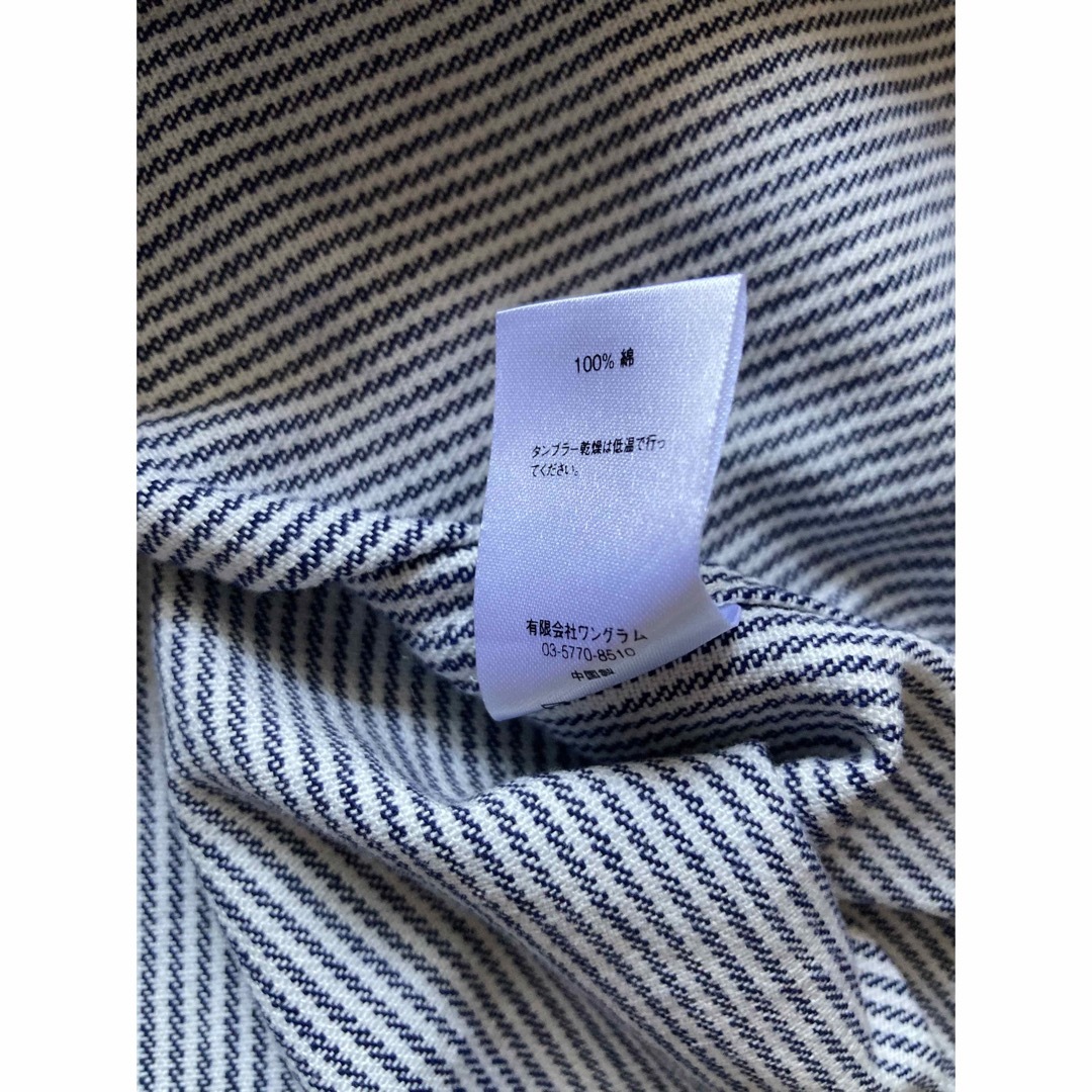 Supreme - 極美品 SUPREME ヒッコリーストライプ ハーフジップワーク
