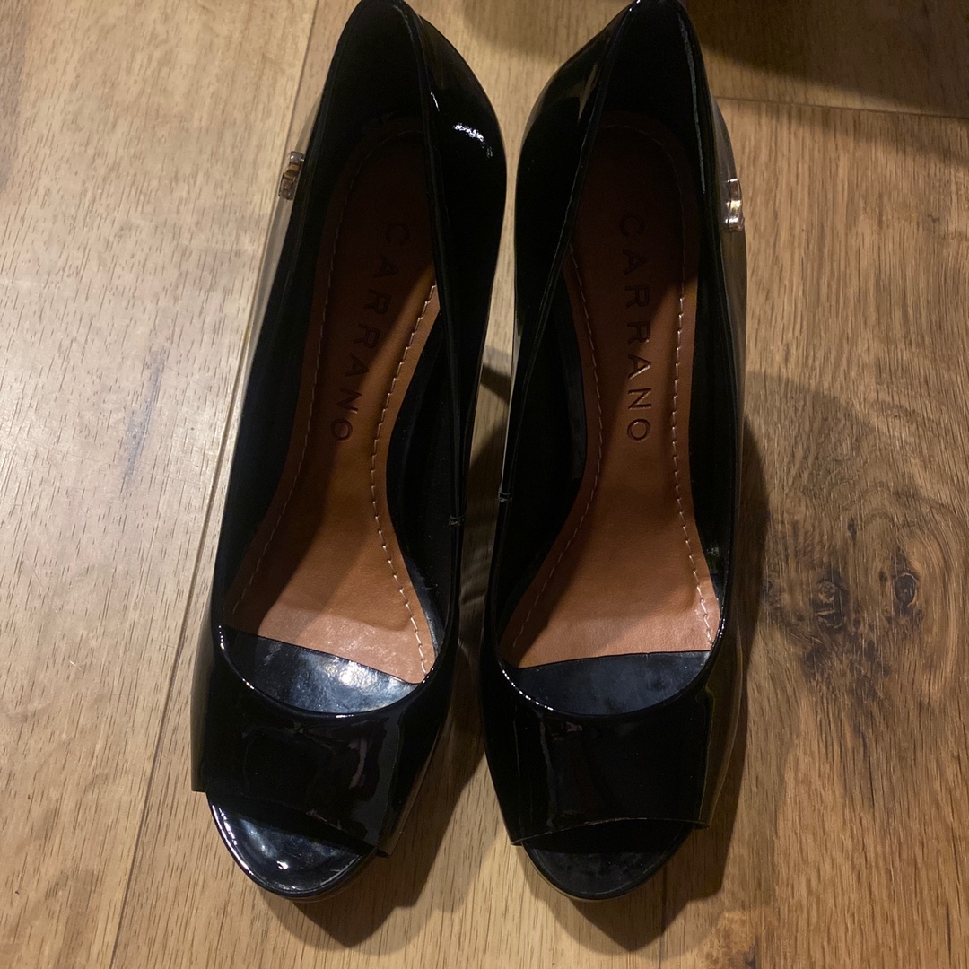 新品 CARRANO オープントゥパンプス | フリマアプリ ラクマ