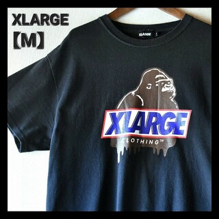 エクストララージ(XLARGE)の古着★希少コラボ XLAGRE エクストララージ ゴリラスニッカーズ 黒Tシャツ(Tシャツ/カットソー(半袖/袖なし))