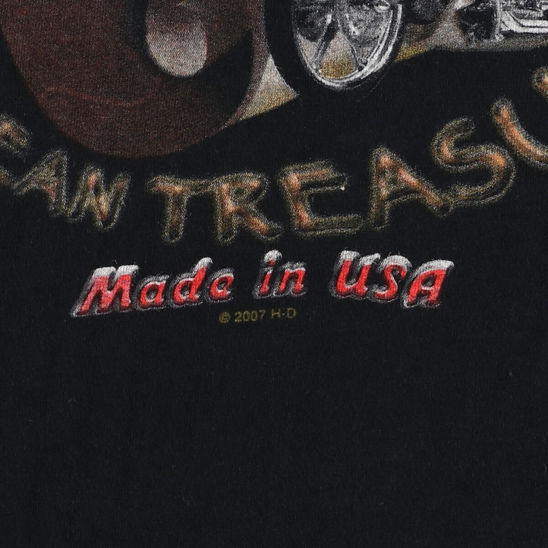 ハーレーダビッドソン Harley-Davidson 骸骨柄 モーターサイクル バイクTシャツ メンズXXL /eaa355117