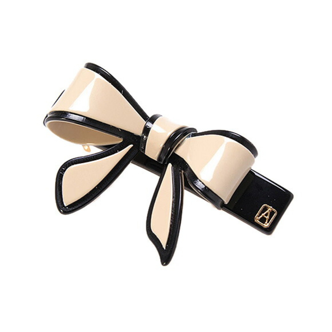 アレクサンドル ドゥ パリ ALEXANDRE DE PARIS バレッタ ライトベージュ×ブラック TENDERLY BARRETTE 6cm AA6-12688-03 X NOIR【国内配送P】 3