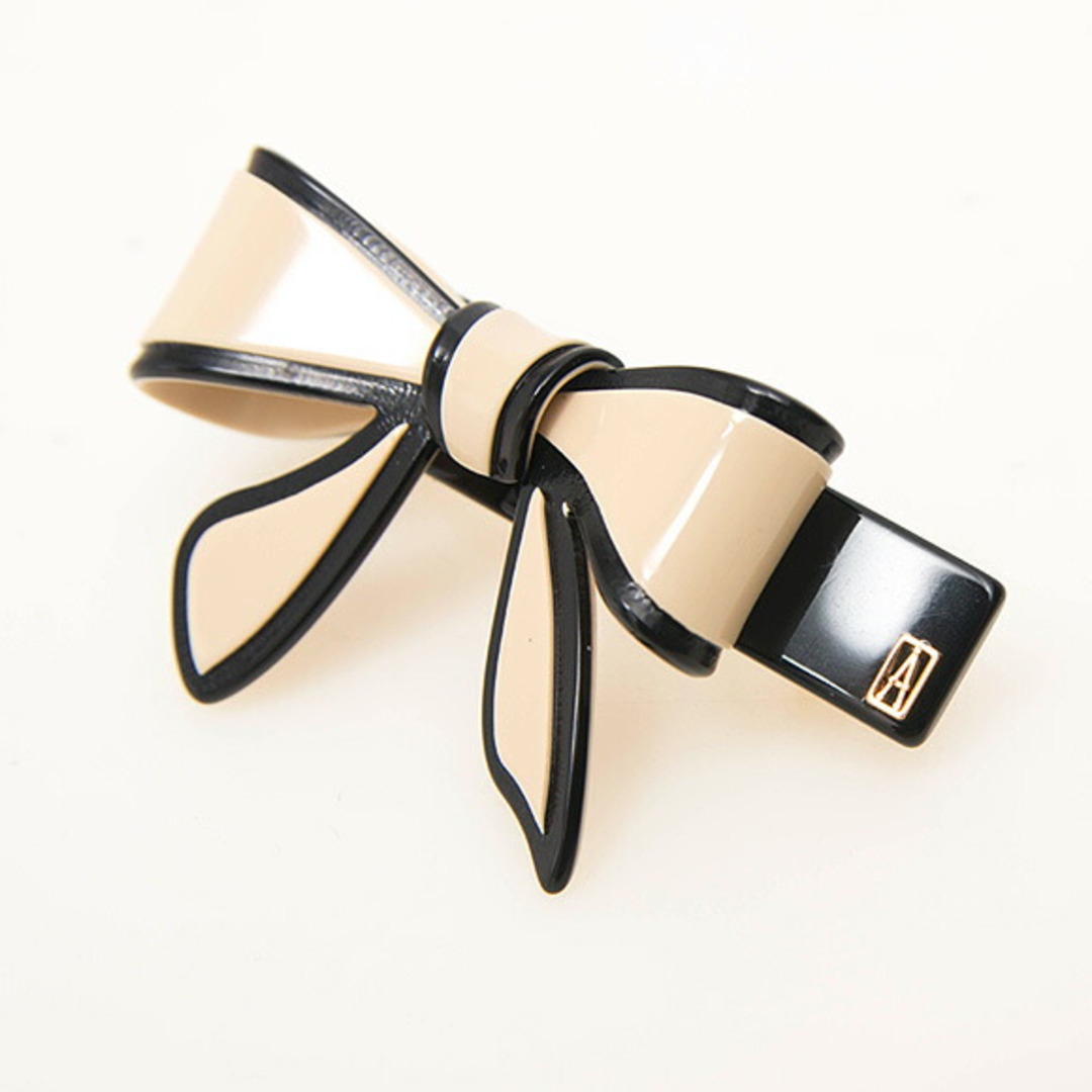 アレクサンドル ドゥ パリ ALEXANDRE DE PARIS バレッタ ライトベージュ×ブラック TENDERLY BARRETTE 6cm AA6-12688-03 X NOIR【国内配送P】 4