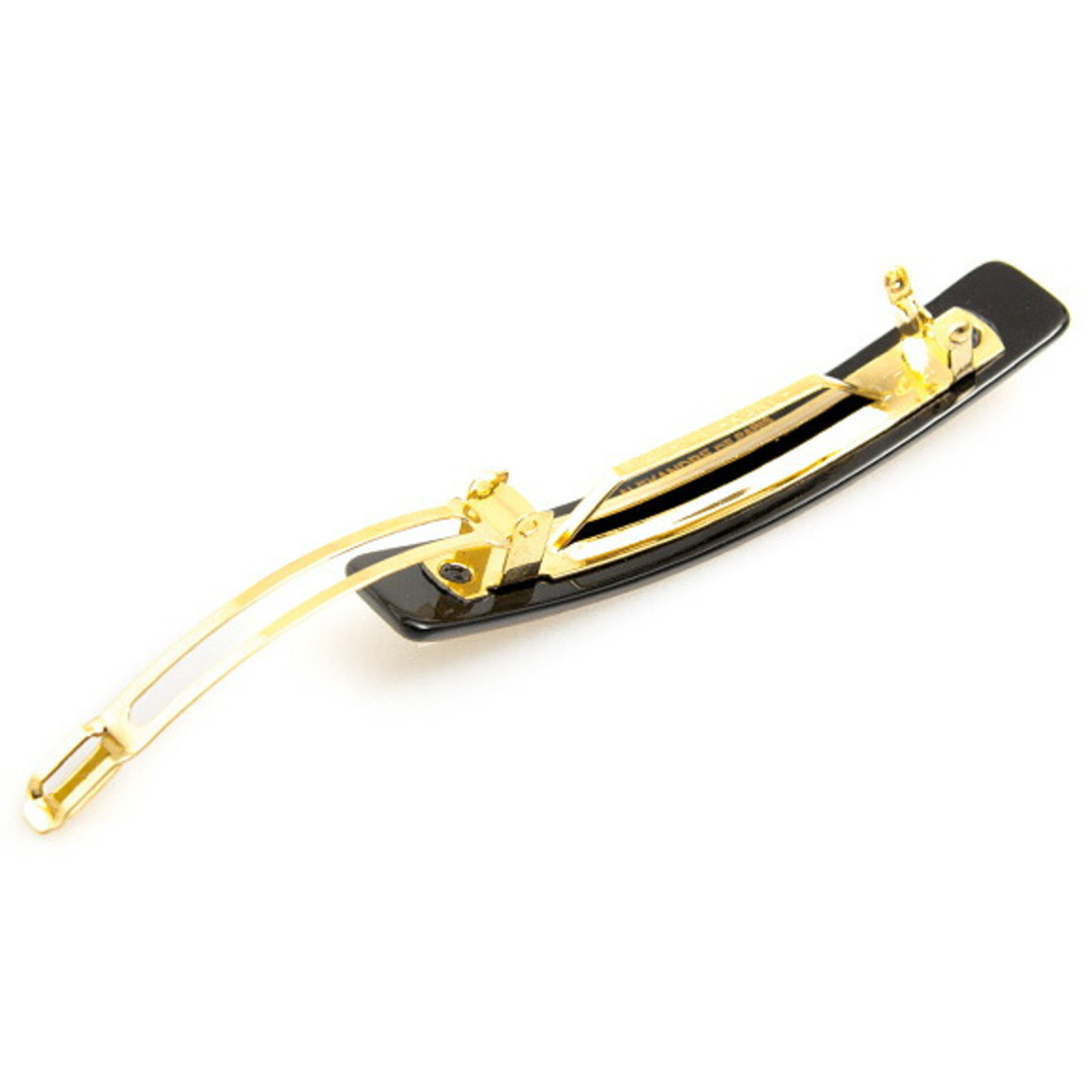 アレクサンドル ドゥ パリ ALEXANDRE DE PARIS バレッタ ブラック TUILERIES BARRETTE CLASSIQUE 6cm AA6-735 N NOIR【国内配送P】