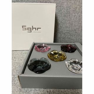 スガハラ(Sghr)の【りり様】sghr 箸置き お花 ガラス セット(食器)