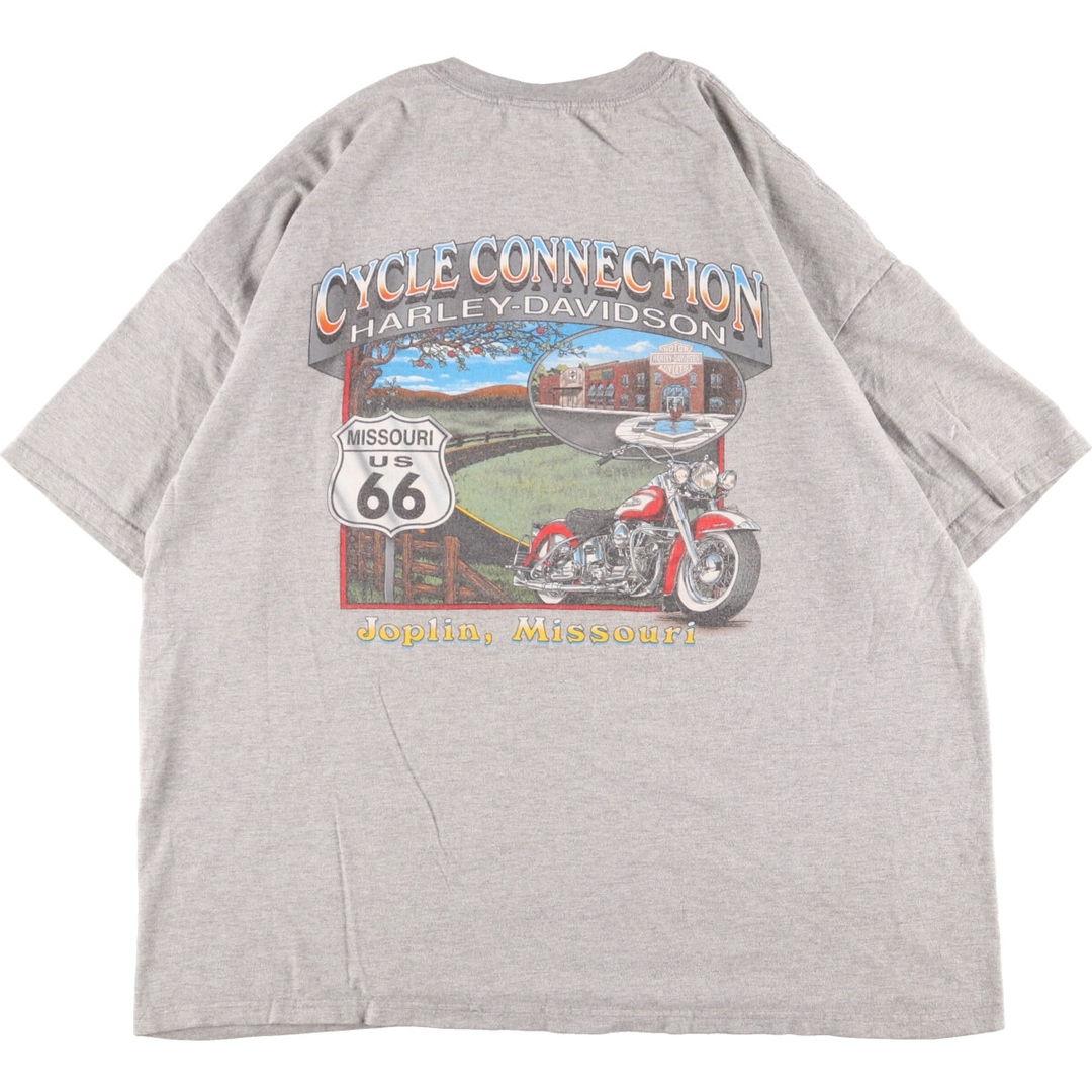 ビックサイズ ハーレーダビッドソン Harley-Davidson Hanes ヘインズ 両面プリント モーターサイクル バイクTシャツ USA製 メンズXXXL /eaa355113