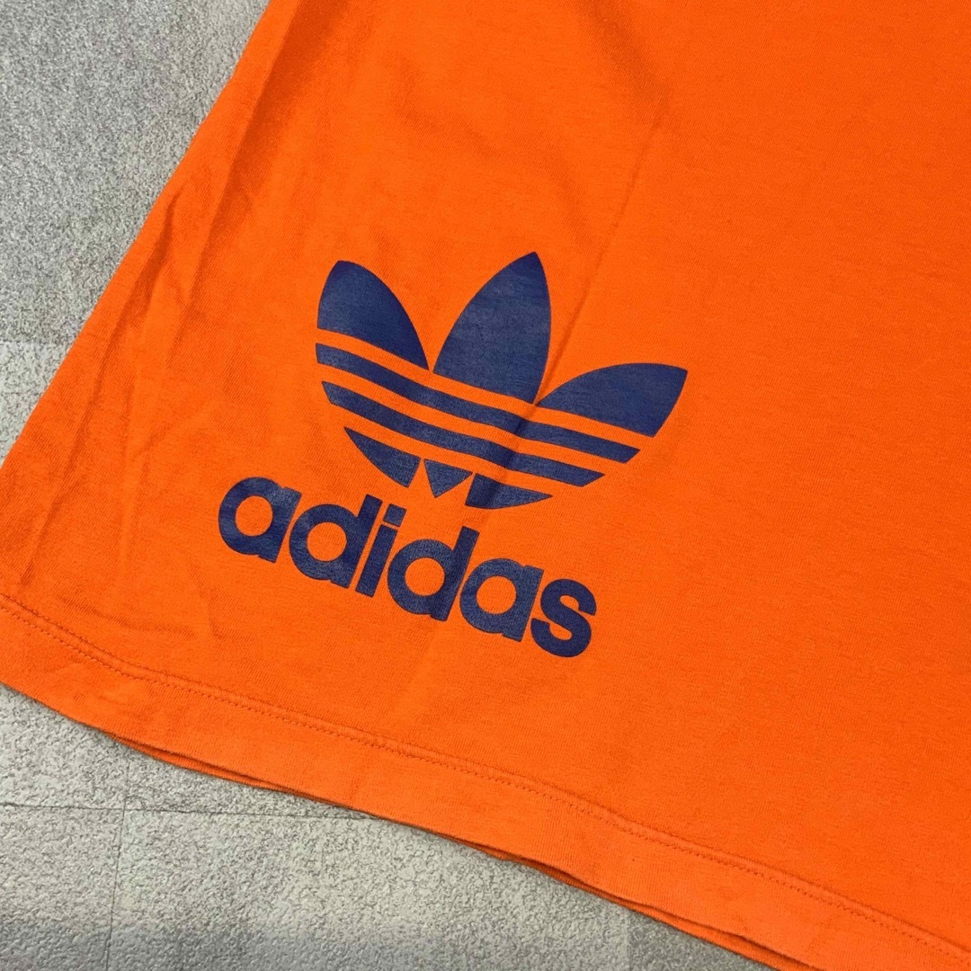 adidas - 希少 80's adidas アディダス リンガーtシャツ オレンジ ...