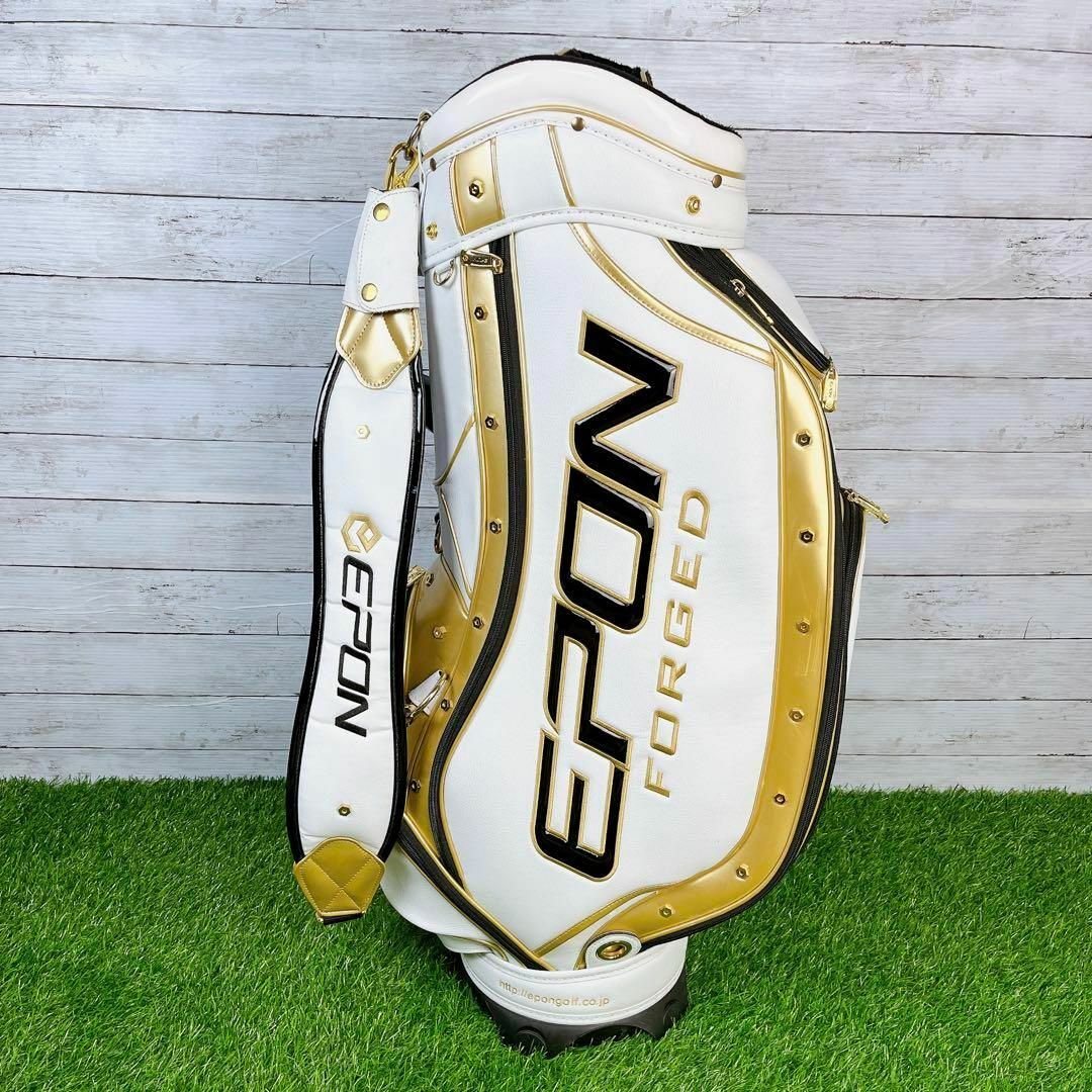 入手困難】激レア EPON エポン キャディバッグ ホワイト 入手困難】激レア EPON エポン キャディバッグ ホワイト
