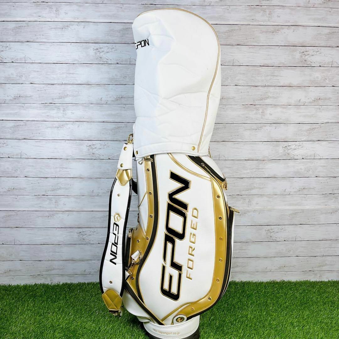 入手困難】激レア EPON エポン キャディバッグ ホワイト 入手困難】激レア EPON エポン キャディバッグ ホワイト